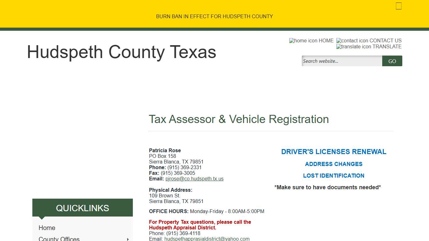 Hudspeth County, Texas